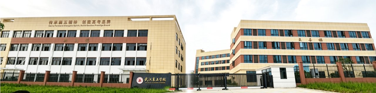 武汉襄武学校校园建筑全景